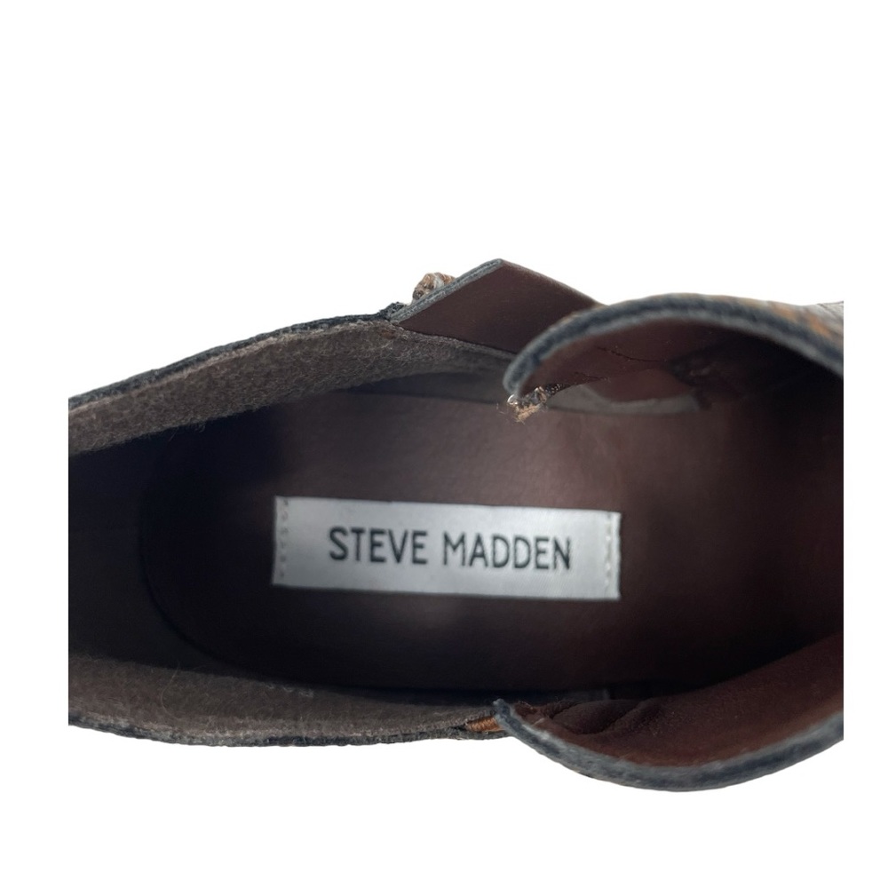 Steve Madden Rader faux snakeskin Booties NWOB - Picture 5 of 6